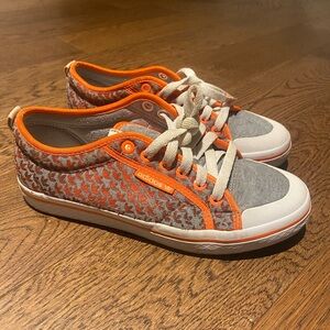Adidas Gray and Orange Casual Shoes
